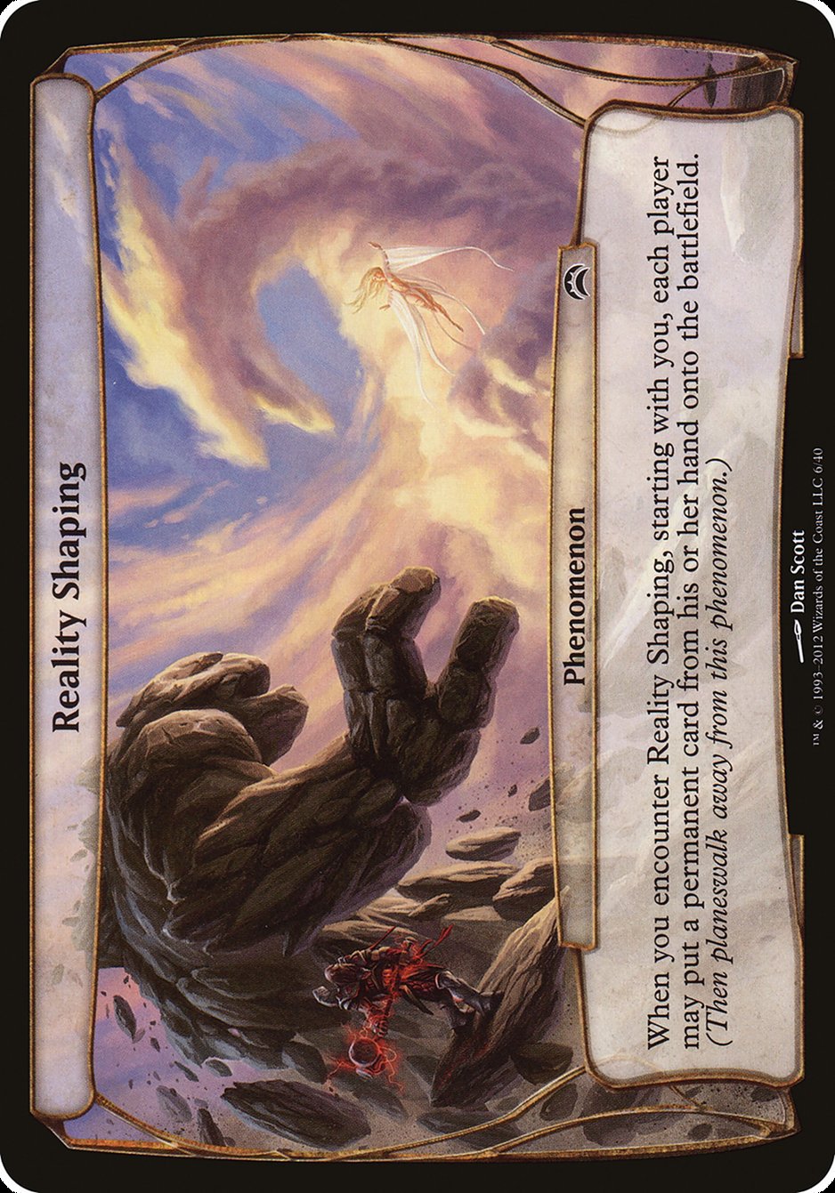 Reality Shaping (Planes) [Planechase 2012 Planes] | Gate City Games LLC