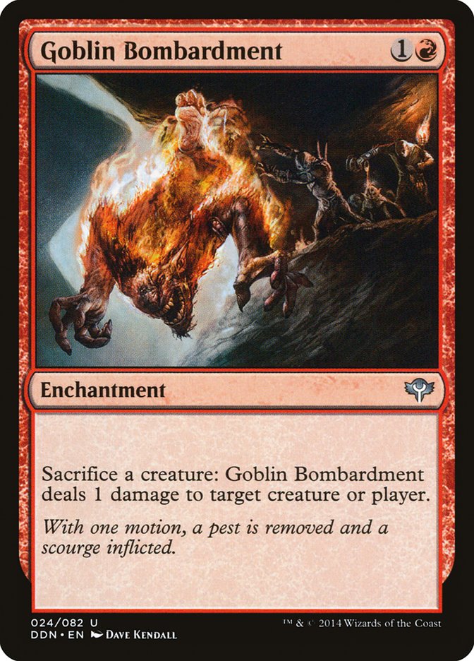 Goblin Bombardment [Duel Decks: Speed vs. Cunning] | Gate City Games LLC