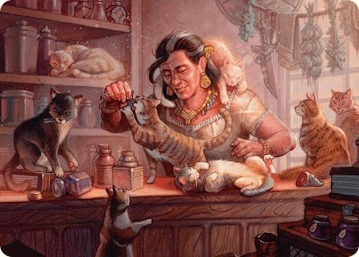 Cat Collector Art Card (1/54) [Foundations Art Series] | Gate City Games LLC