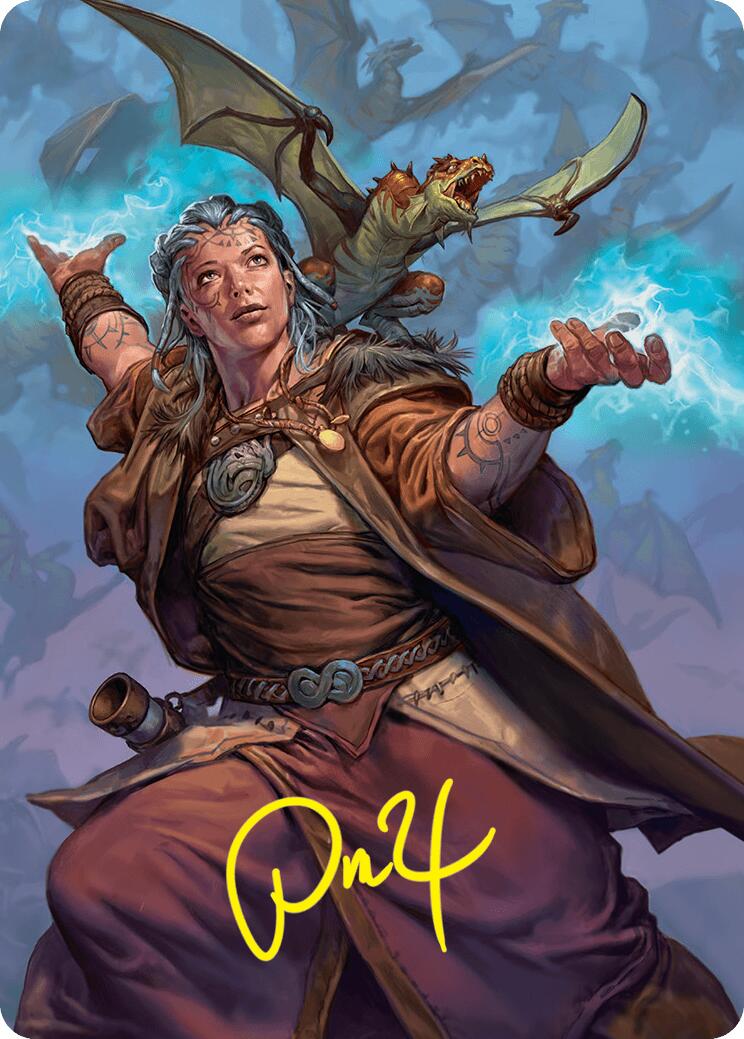 Drake Hatcher 2 Art Card (29/54) (Gold-Stamped Signature) [Foundations Art Series] | Gate City Games LLC