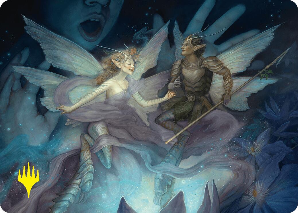 Faebloom Trick Art Card (6/54) (Gold-Stamped Signature) [Foundations Art Series] | Gate City Games LLC
