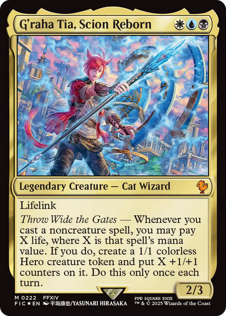 G'raha Tia, Scion Reborn (Surge Foil) [FINAL FANTASY Commander] | Gate City Games LLC