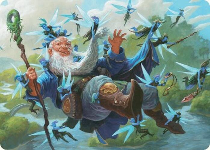 Mischievous Mystic Art Card (7/54) [Foundations Art Series] | Gate City Games LLC