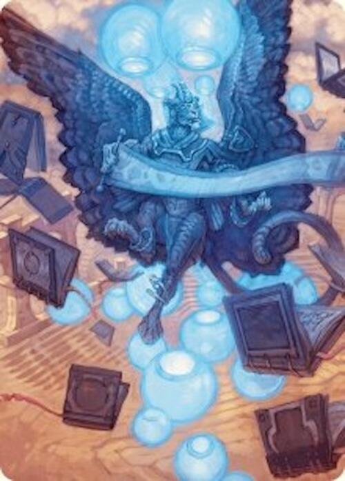 Sphinx of Forgotten Lore Art Card (33/54) [Foundations Art Series] | Gate City Games LLC