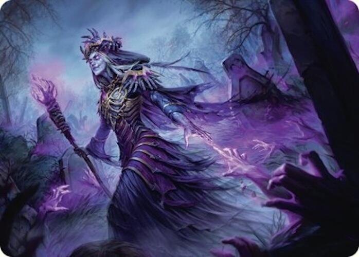 Zul Ashur, Lich Lord Art Card (10/54) [Foundations Art Series] | Gate City Games LLC