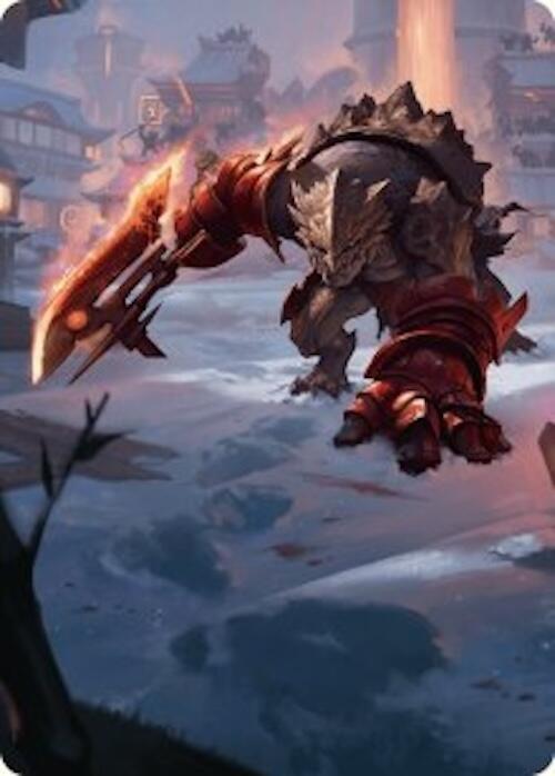 Searslicer Goblin Art Card (39/54) [Foundations Art Series] | Gate City Games LLC