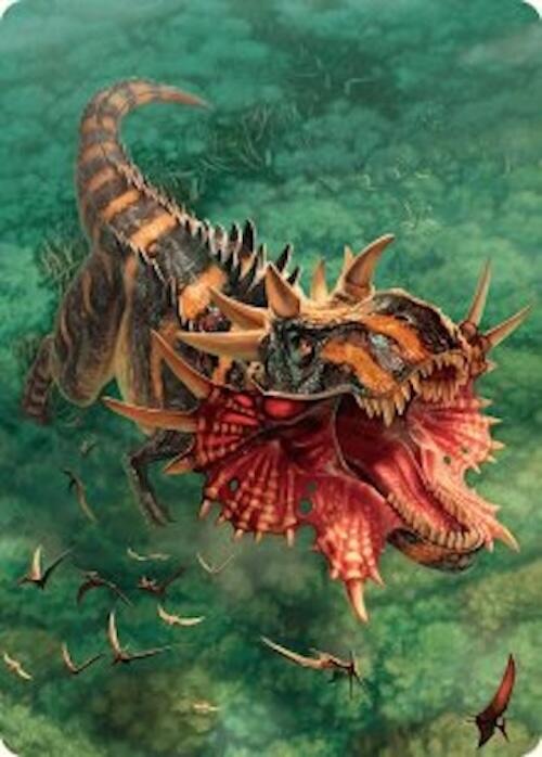 Gigantosaurus Art Card (53/54) [Foundations Art Series] | Gate City Games LLC