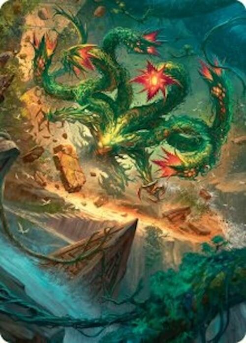 Mossborn Hydra Art Card (42/54) [Foundations Art Series] | Gate City Games LLC