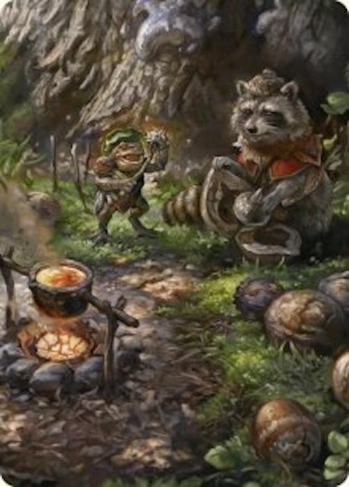Sylvan Scavenging Art Card (46/54) [Foundations Art Series] | Gate City Games LLC