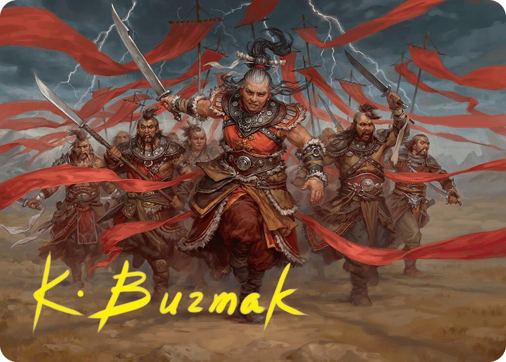 Alesha, Who Laughs at Fate Art Card (14/54) (Gold-Stamped Signature) [Foundations Art Series] | Gate City Games LLC