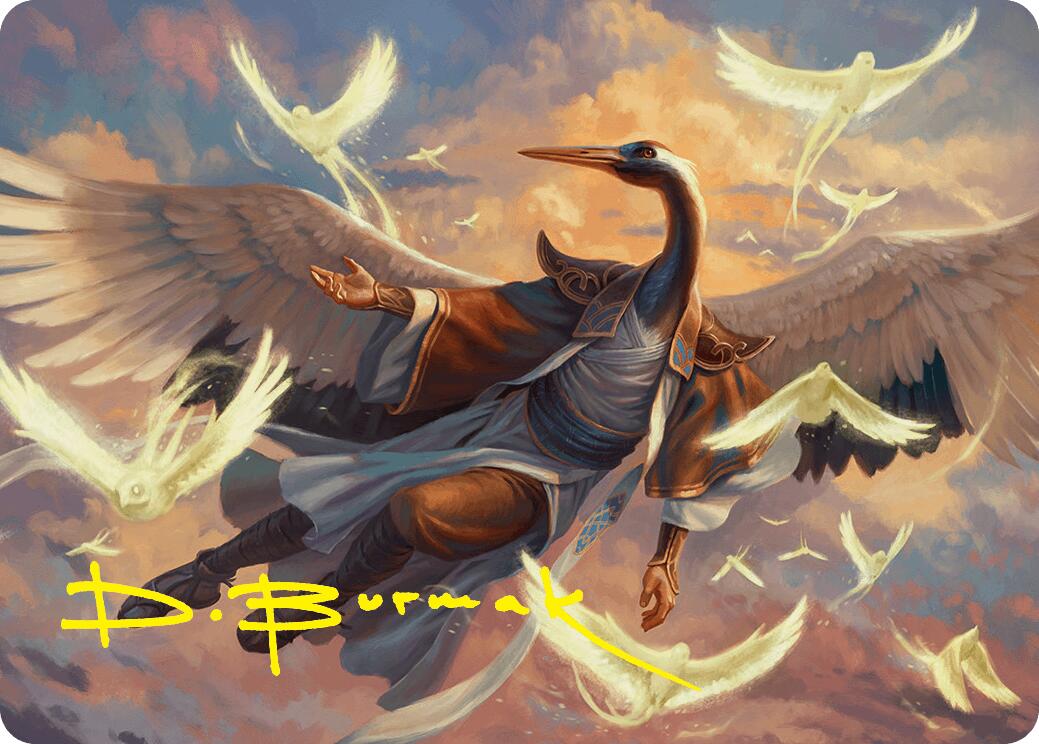 Kykar, Zephyr Awakener Art Card (16/54) (Gold-Stamped Signature) [Foundations Art Series] | Gate City Games LLC