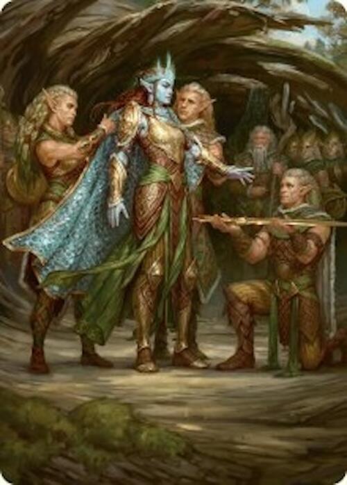 Lathril, Blade of the Elves Art Card (48/54) [Foundations Art Series] | Gate City Games LLC