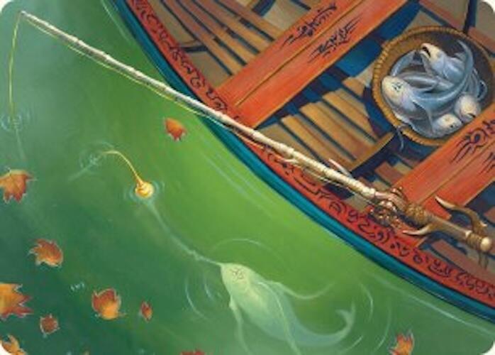 Fishing Pole Art Card (18/54) [Foundations Art Series] | Gate City Games LLC