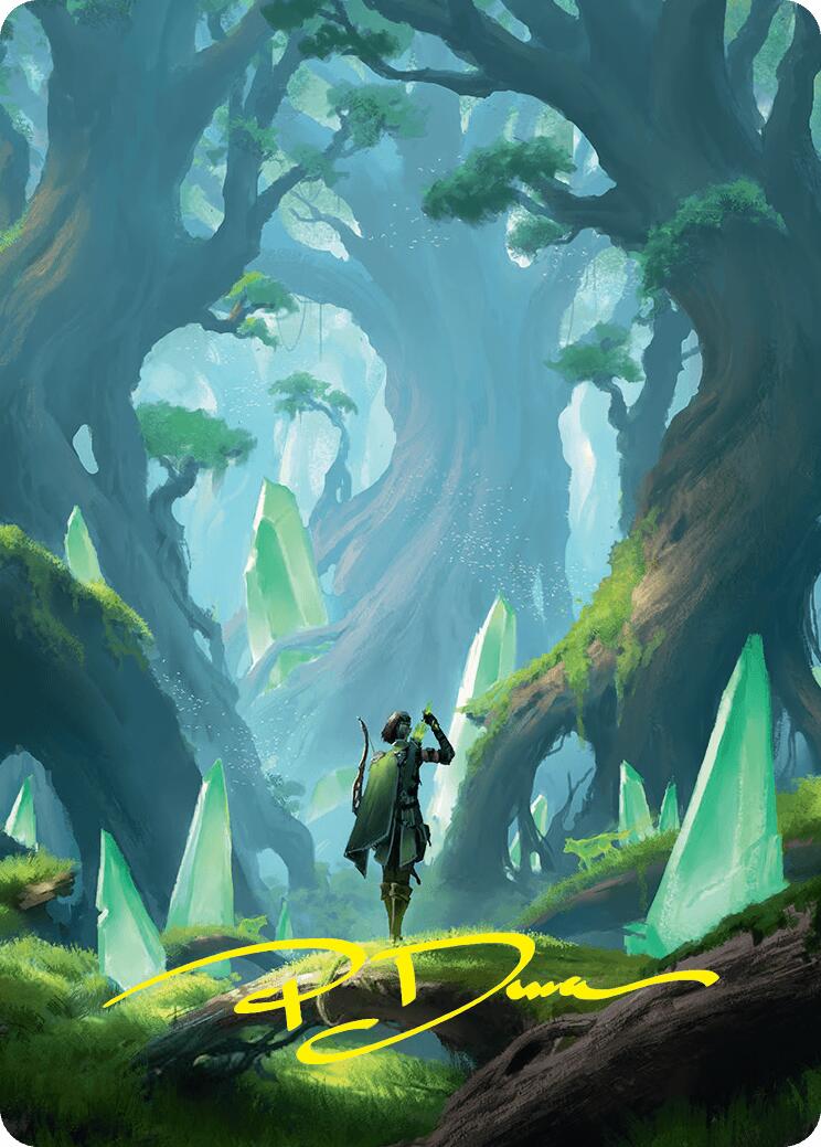 Forest Art Card (25/54) (Gold-Stamped Signature) [Foundations Art Series] | Gate City Games LLC