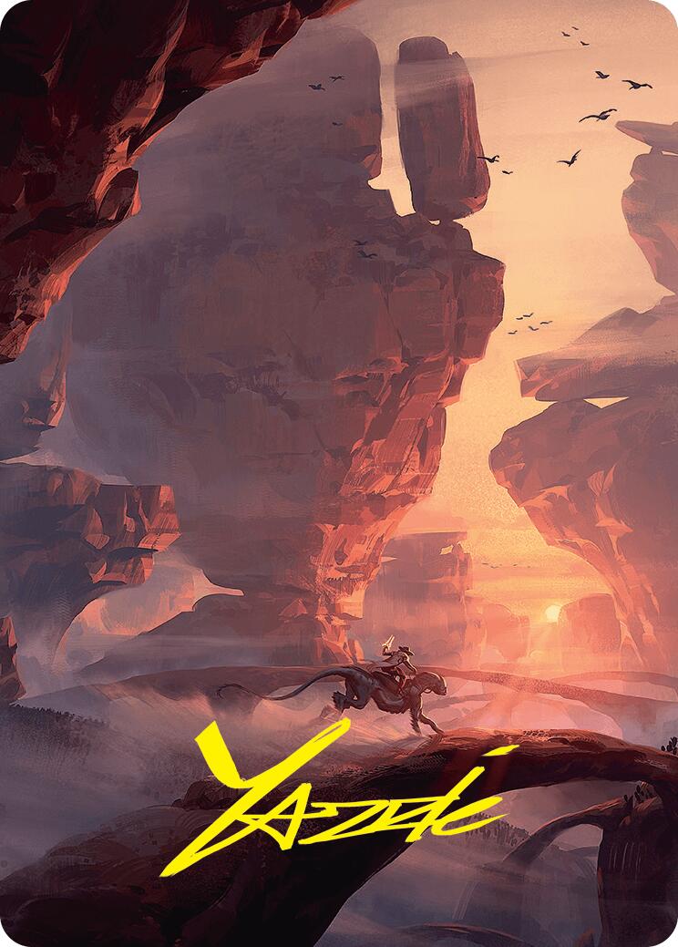 Mountain Art Card (24/54) (Gold-Stamped Signature) [Foundations Art Series] | Gate City Games LLC