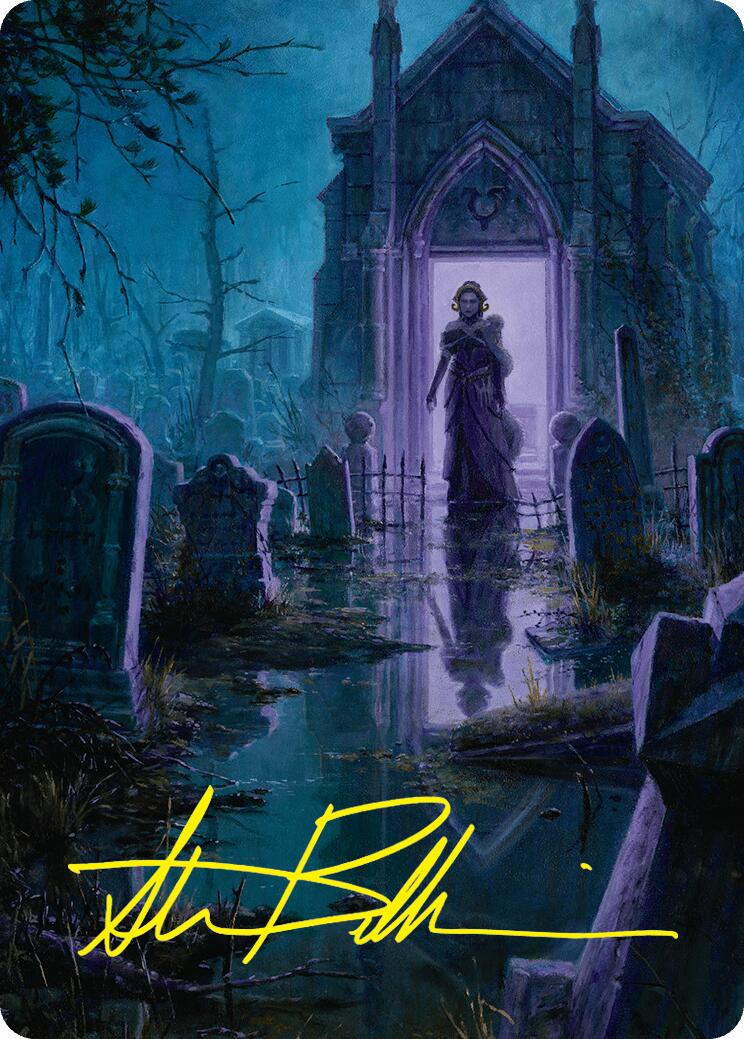 Swamp Art Card (23/54) (Gold-Stamped Signature) [Foundations Art Series] | Gate City Games LLC