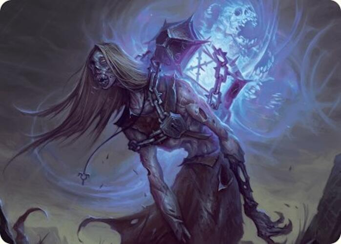 Soul-Shackled Zombie Art Card (9/54) [Foundations Art Series] | Gate City Games LLC
