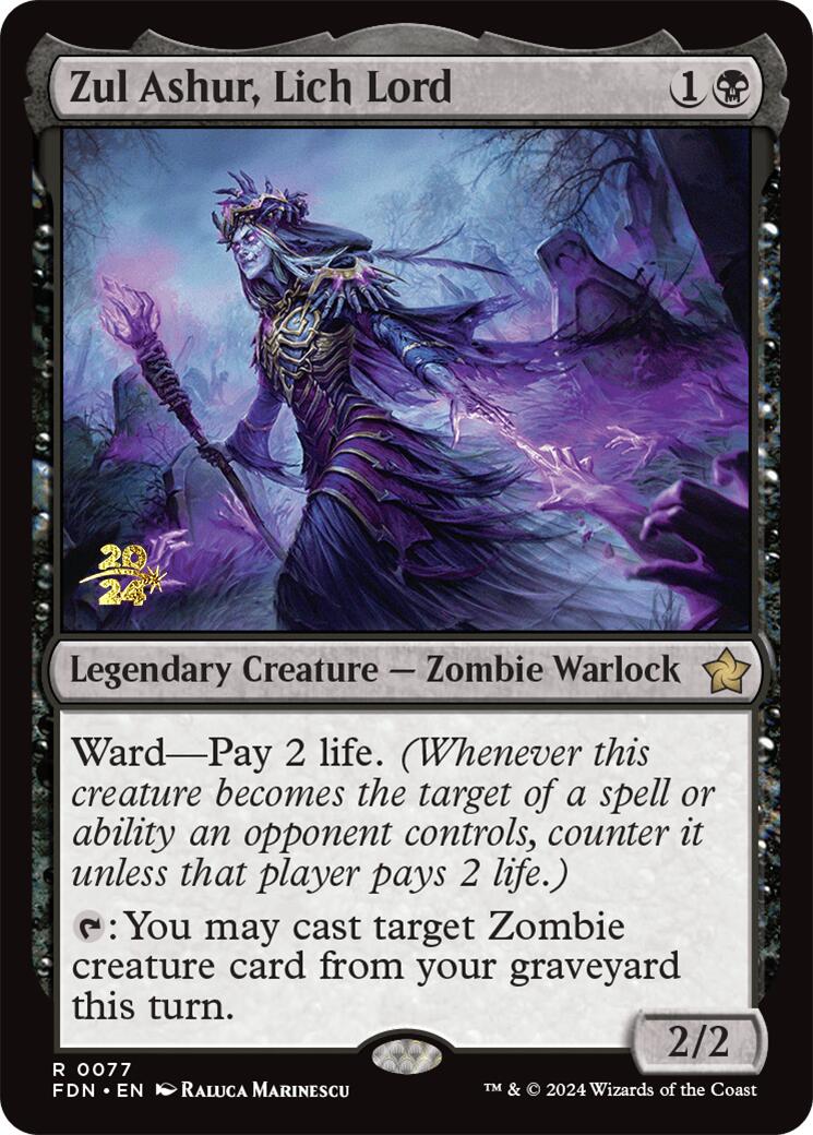 Zul Ashur, Lich Lord [Foundations Prerelease Promos] | Gate City Games LLC