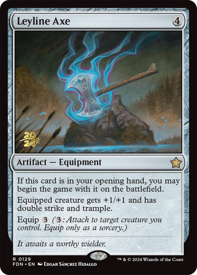 Leyline Axe [Foundations Prerelease Promos] | Gate City Games LLC