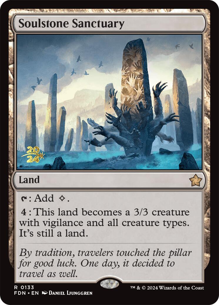 Soulstone Sanctuary [Foundations Prerelease Promos] | Gate City Games LLC