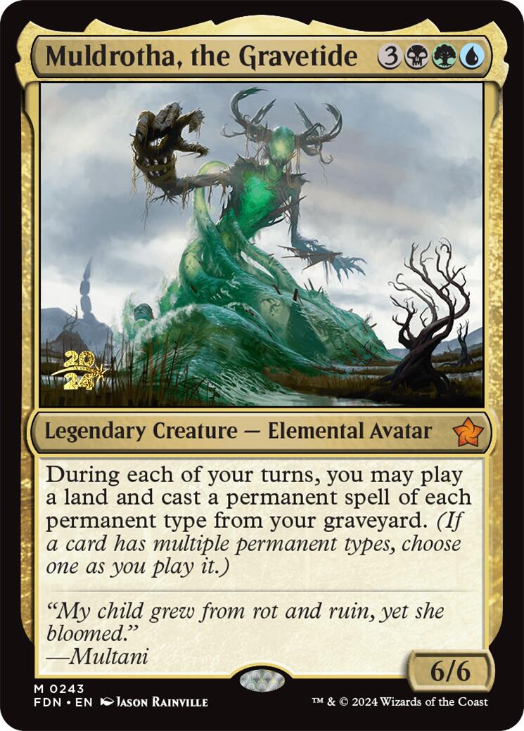 Muldrotha, the Gravetide [Foundations Prerelease Promos] | Gate City Games LLC