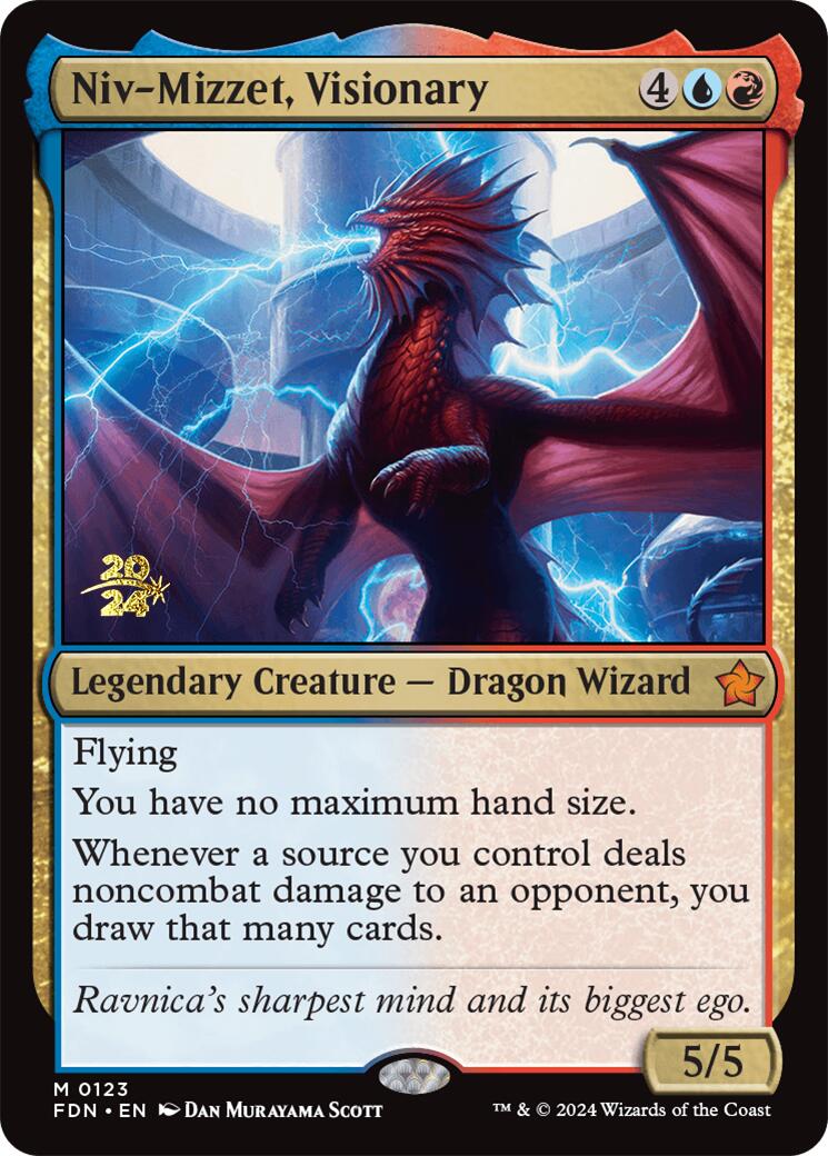 Niv-Mizzet, Visionary [Foundations Prerelease Promos] | Gate City Games LLC