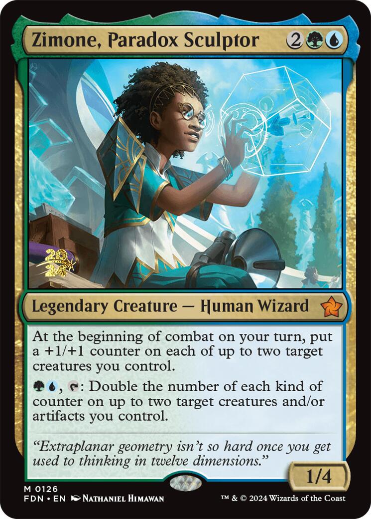 Zimone, Paradox Sculptor [Foundations Prerelease Promos] | Gate City Games LLC