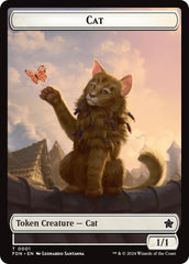 Spirit // Cat (0001) Doubled-Sided Token [Foundations Tokens] | Gate City Games LLC