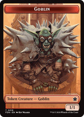 Goblin // Insect Doubled-Sided Token [Foundations Tokens] | Gate City Games LLC