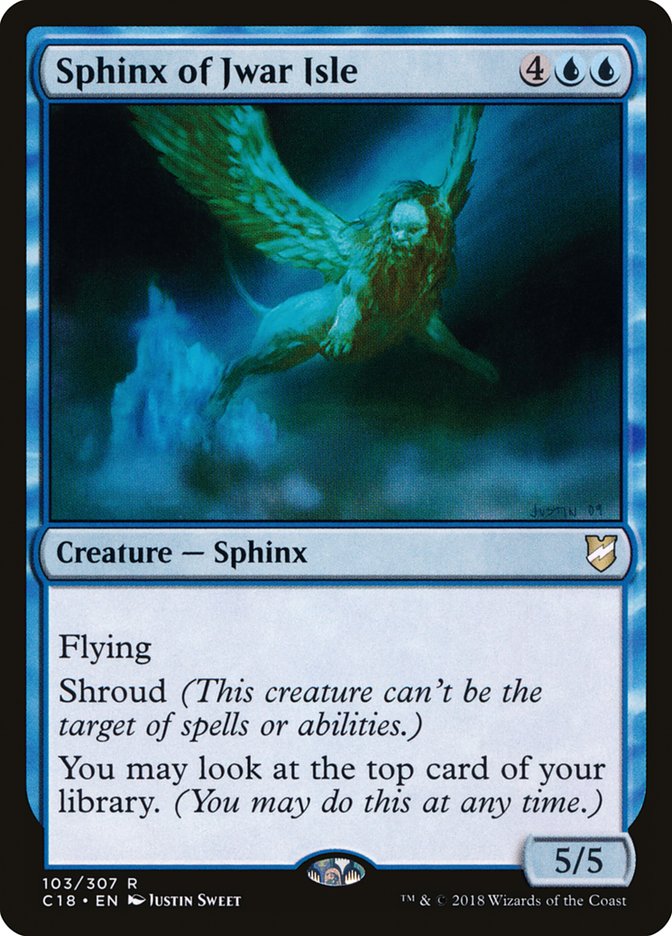 Sphinx of Jwar Isle [Commander 2018] | Gate City Games LLC
