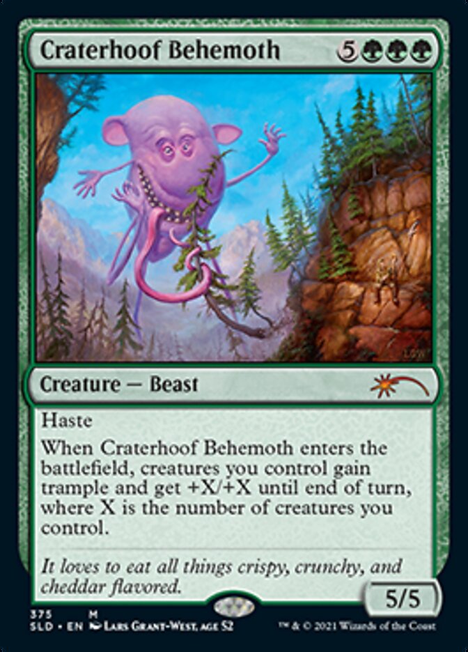 Craterhoof Behemoth (375) [Secret Lair Drop Series] | Gate City Games LLC