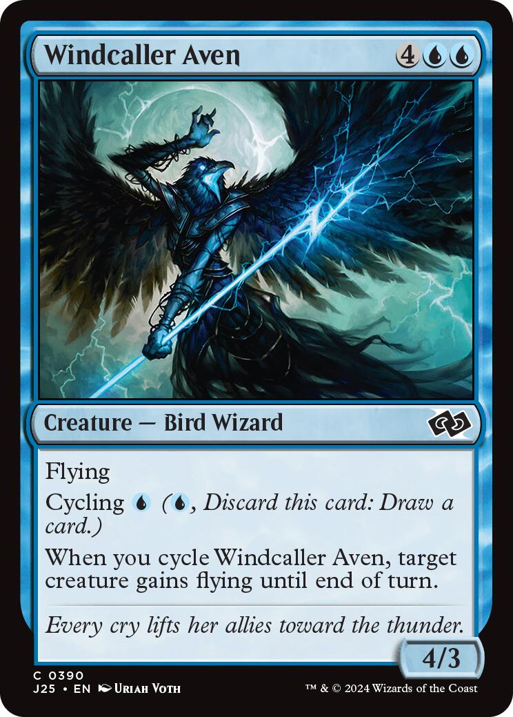 Windcaller Aven [Foundations Jumpstart] | Gate City Games LLC