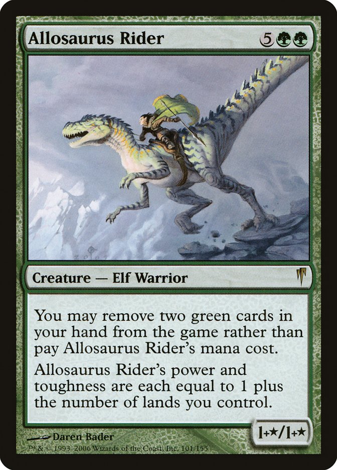 Allosaurus Rider [Coldsnap] | Gate City Games LLC
