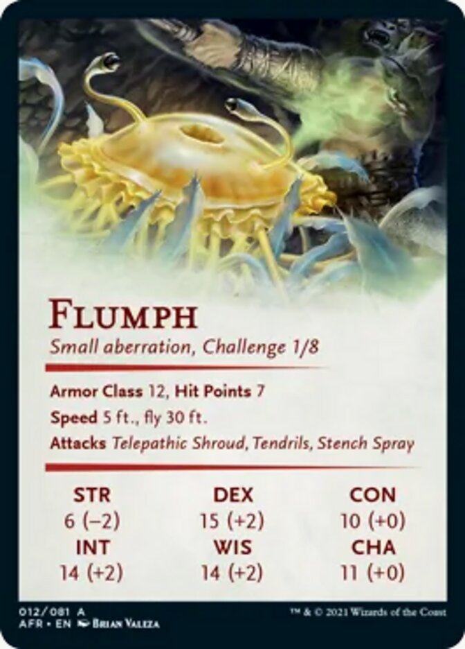 Flumph Art Card [Dungeons & Dragons: Adventures in the Forgotten Realms Art Series] | Gate City Games LLC