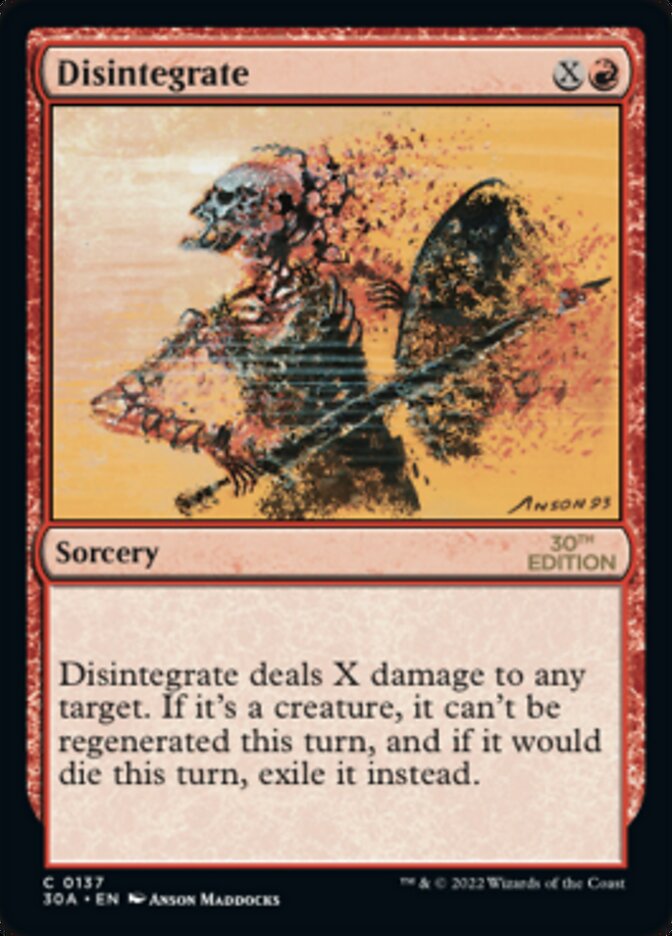 Disintegrate [30th Anniversary Edition] | Gate City Games LLC