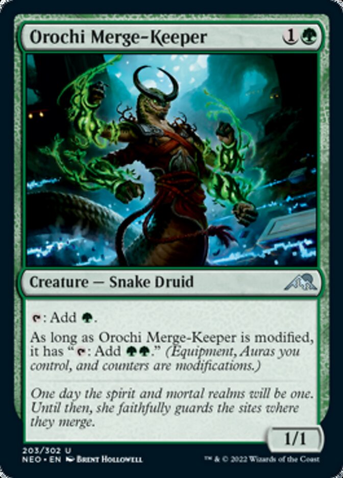 Orochi Merge-Keeper [Kamigawa: Neon Dynasty] | Gate City Games LLC