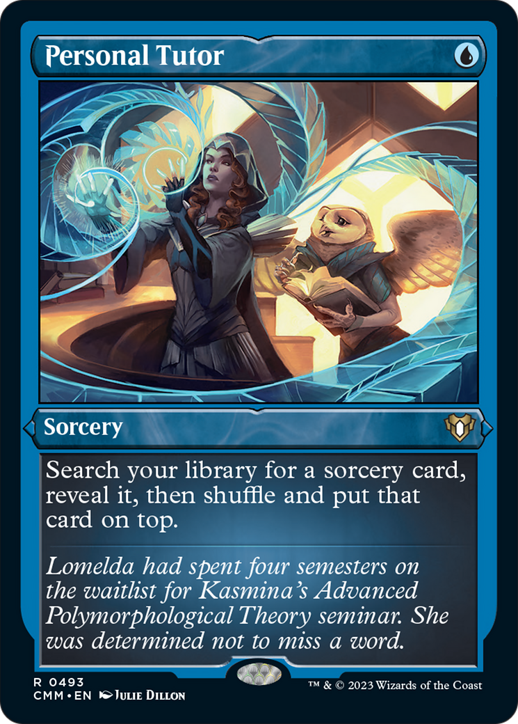 Personal Tutor (Foil Etched) [Commander Masters] | Gate City Games LLC