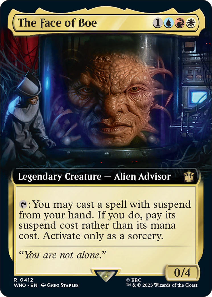 The Face of Boe (Extended Art) [Doctor Who] | Gate City Games LLC