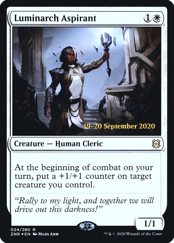 Luminarch Aspirant [Zendikar Rising Prerelease Promos] | Gate City Games LLC