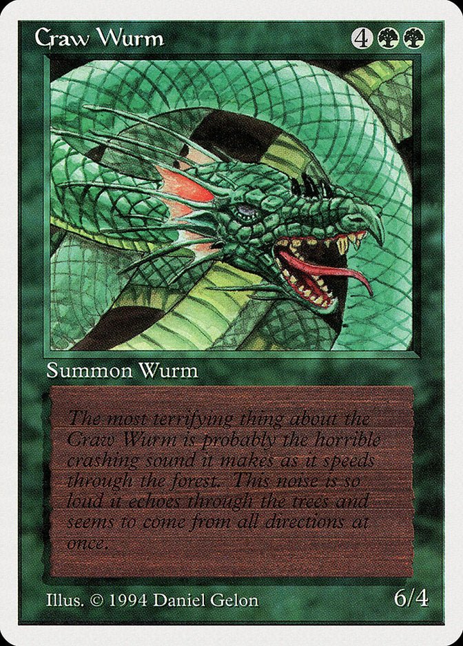Craw Wurm [Summer Magic / Edgar] | Gate City Games LLC