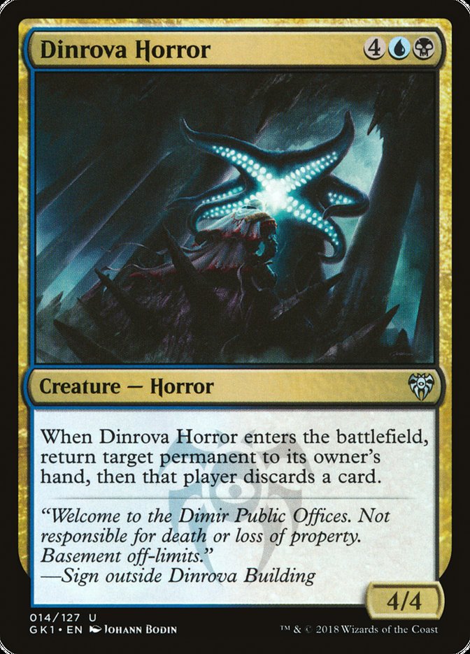 Dinrova Horror [Guilds of Ravnica Guild Kit] | Gate City Games LLC