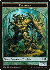 Treefolk // Wolf Double-Sided Token [Commander 2014 Tokens] | Gate City Games LLC