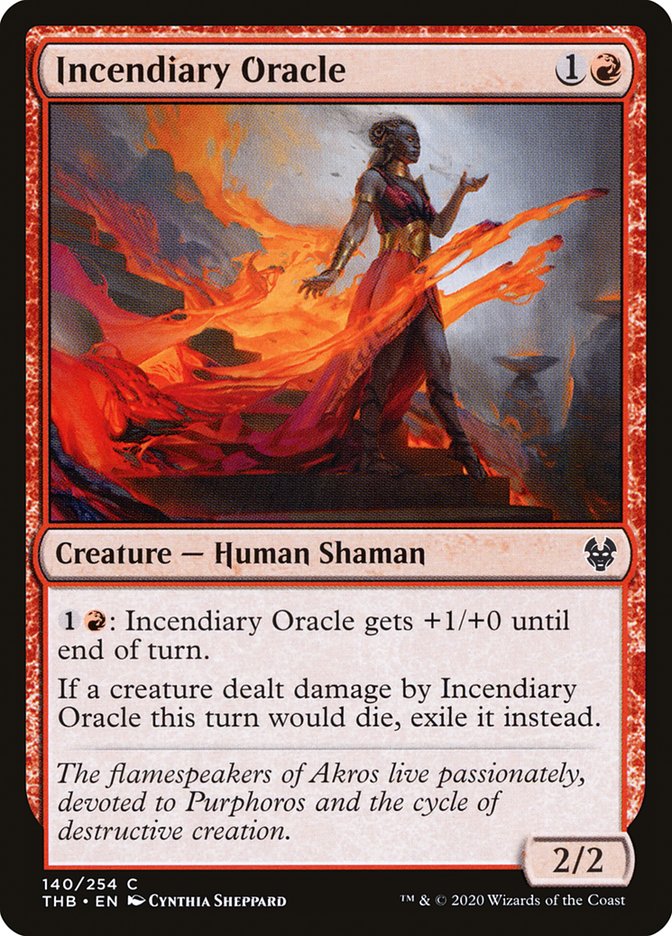 Incendiary Oracle [Theros Beyond Death] | Gate City Games LLC
