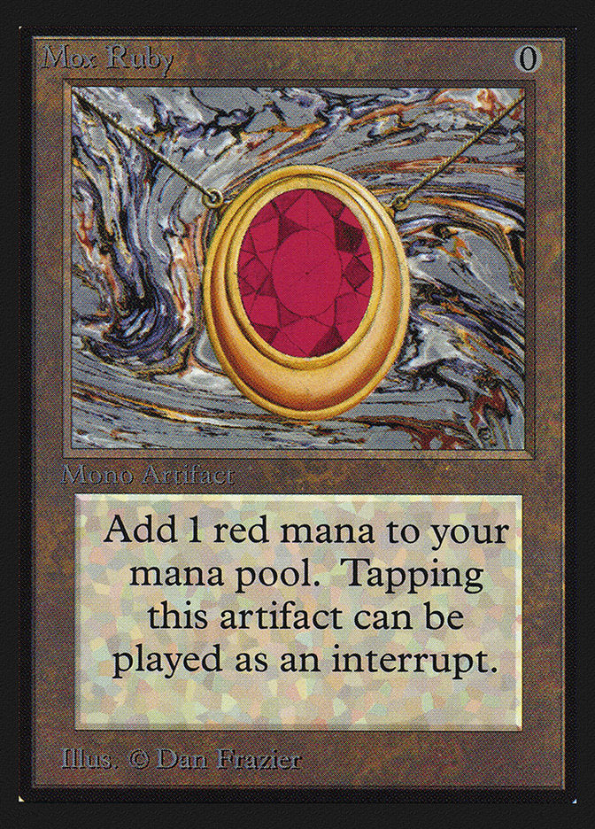 Mox Ruby [International Collectors' Edition] | Gate City Games LLC