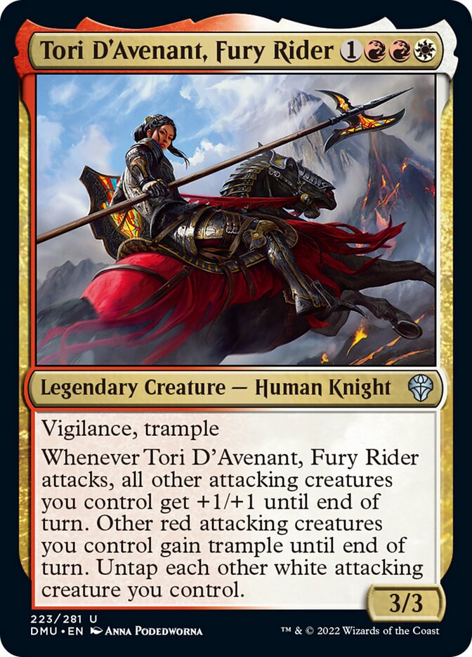 Tori D'Avenant, Fury Rider [Dominaria United] | Gate City Games LLC