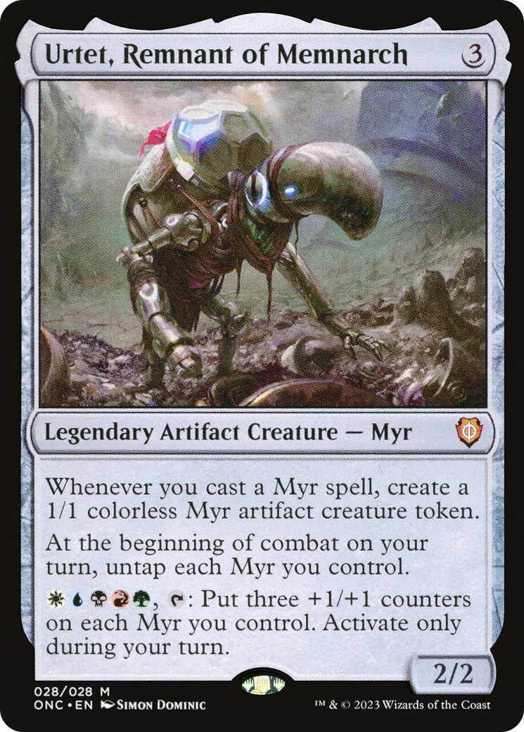 Urtet, Remnant of Memnarch [Phyrexia: All Will Be One Commander] | Gate City Games LLC
