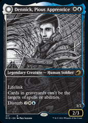 Dennick, Pious Apprentice // Dennick, Pious Apparition (Showcase Eternal Night) [Innistrad: Midnight Hunt] | Gate City Games LLC