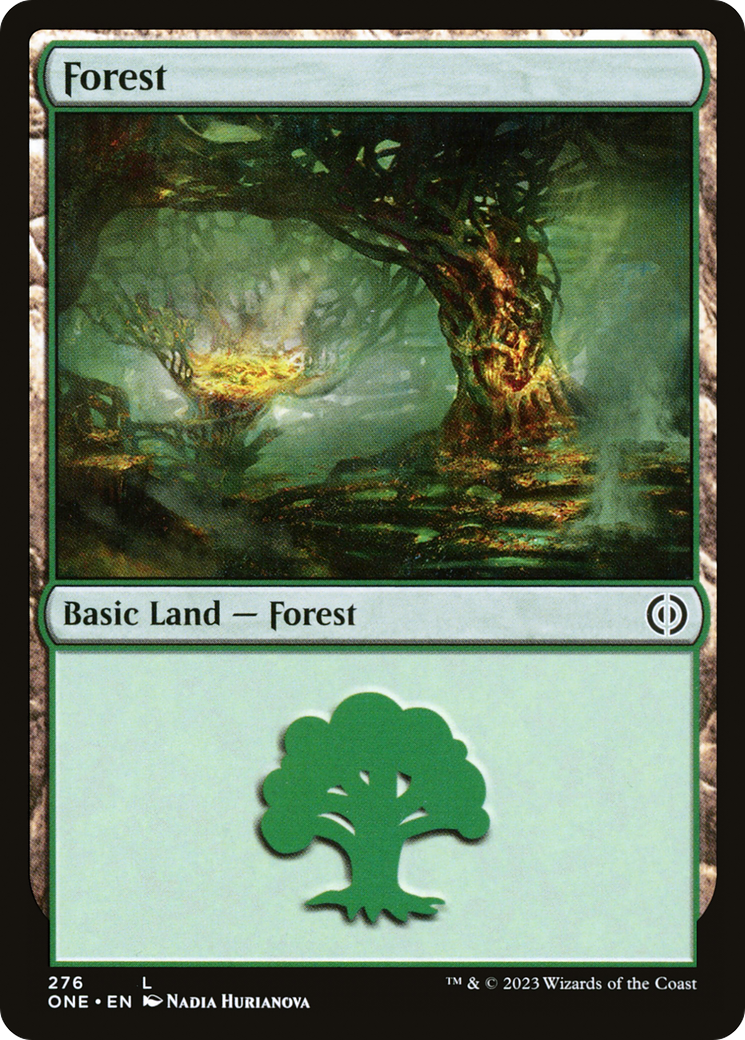Forest (276) [Phyrexia: All Will Be One] | Gate City Games LLC