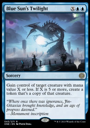 Blue Sun's Twilight (Promo Pack) [Phyrexia: All Will Be One Promos] | Gate City Games LLC