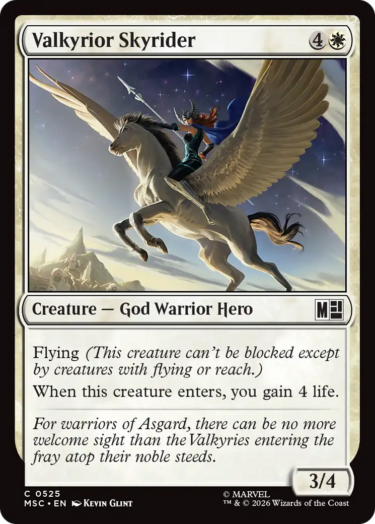 Valkyrior Skyrider [Marvel Super Heroes Commander] | Gate City Games LLC